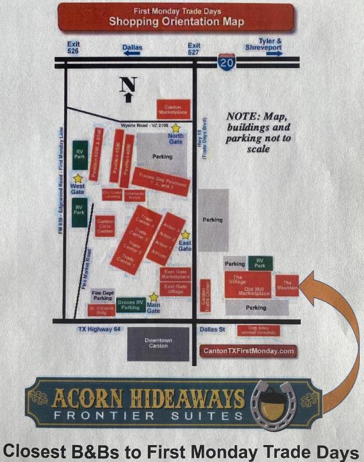 Acorn Hideaways Canton Charming Pioneer Suite 1890'S General Store Exterior foto